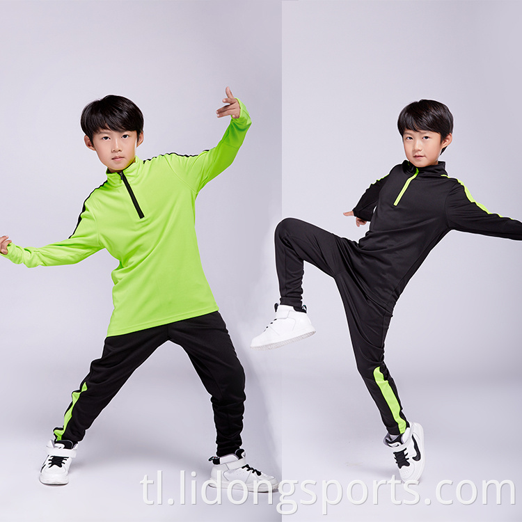 Bagong Fashion Sport Wear Kids Tracksuits Sport Wear Unisex na ginawa sa China